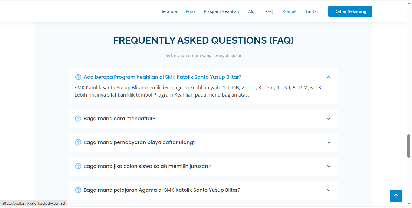 PPDB screen