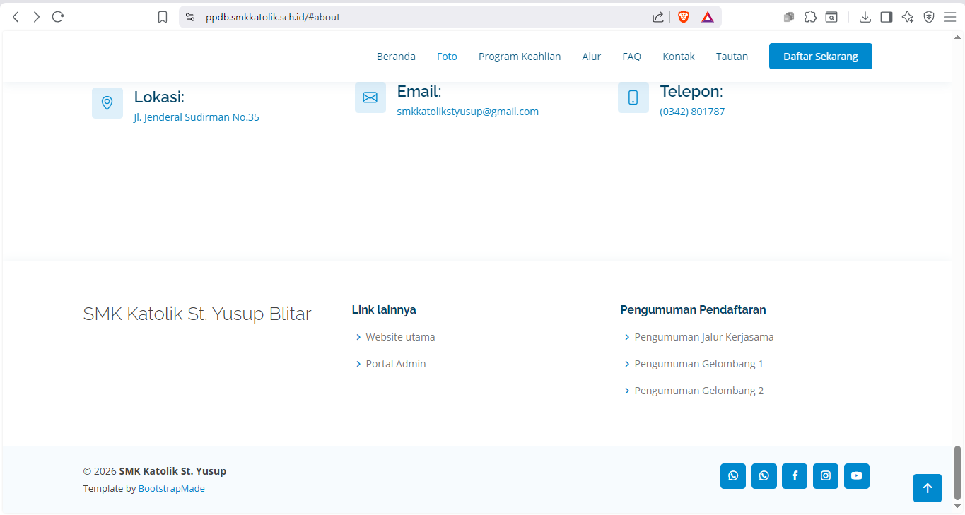 PPDB dashboard